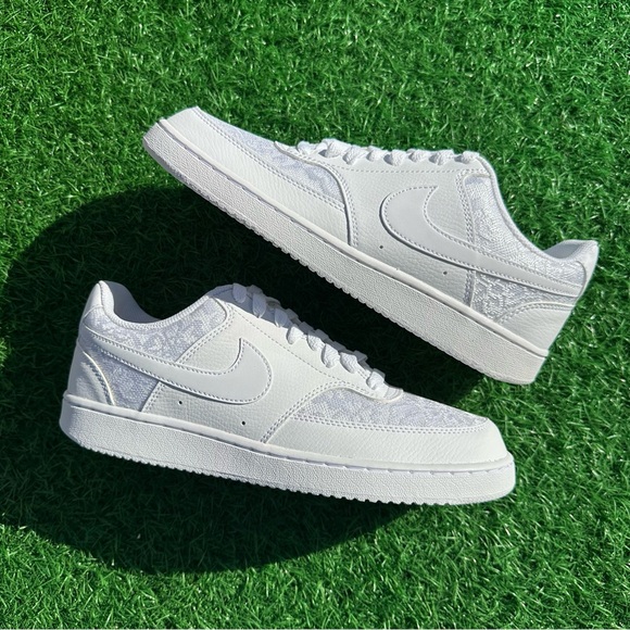 Nike Court Vision Low Triple White - Picture 11 of 12
